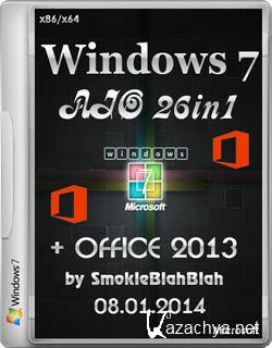 Windows 7 SP1 + Office 2013 26in1 by SmokieBlahBlah 08.01.2014
