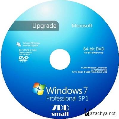 Microsoft Windows 7 SP1 Professional VL x64 RU 7DD Small