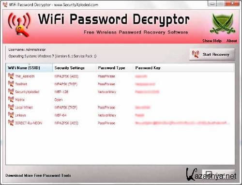 WiFi Password Decryptor 3.0.4 + Portable