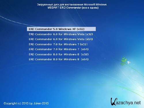 Microsoft Windows MSDaRT ERD Commander 5.0, 6.0, 7.0, 8.0