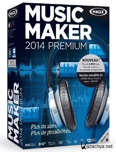 MAGIX Music Maker 2014 20.0.4.49 Premium + Rus + Addon Pack + Manual (Rus)