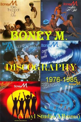 Boney M. - Discography (Vinyl Studio Albums) (1976-1985) FLAC, Vinyl Rip