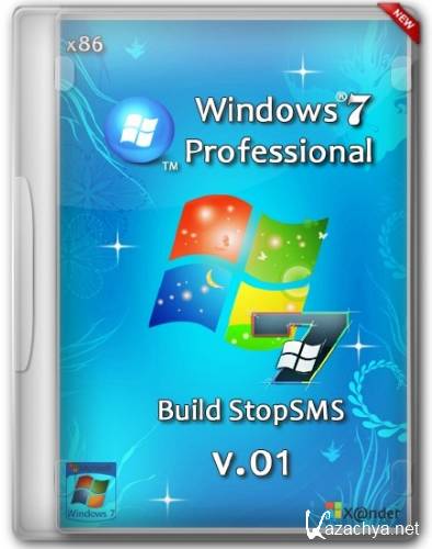 Windows 7 SP1 Professional Build StopSMS x86 v.01 by X@nder (RUS/2014)