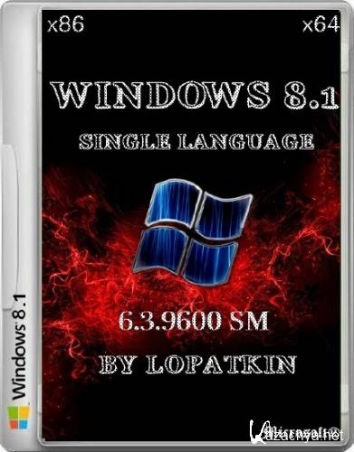 Windows 8.1 Single Language 6.3.9600 SM (x86/x64/2014/RUS)