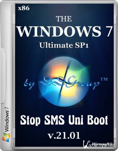 Windows 7 Ultimate SP1 x86 Stop SMS Uni Boot v.21.01 by DDGroup (2014/RUS)