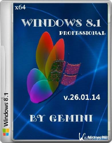 Windows 8.1 Pro x64 v.26.01.14 by Gemini (2014/RUS)