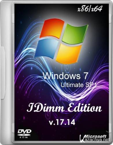 Windows 7 Ultimate SP1 IDimm Edition v.17.14 (86/x64/2014/RUS)