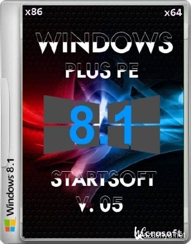 Windows 8.1 x86/x64 Plus PE StartSoft 05 (2014/RUS)