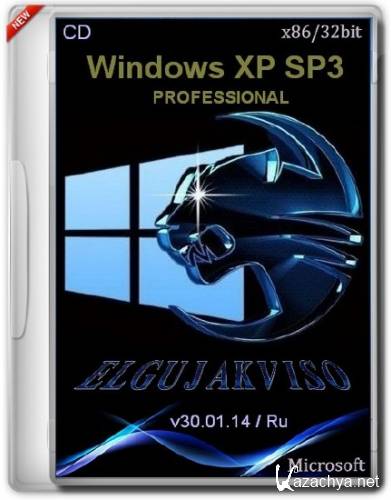 Windows XP Pro SP3 x86 Elgujakviso Edition v30.01.14 (RUS/2014)