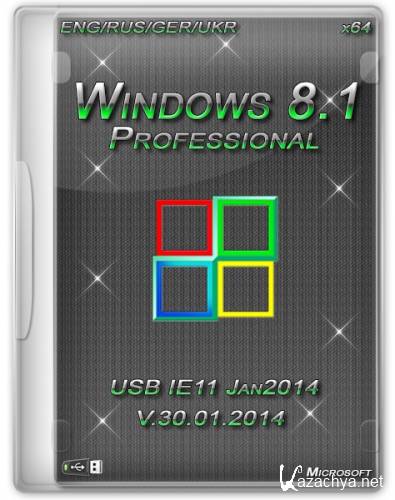 Windows 8.1 Professional x64 Heavieri IE11 Jan2014 (ENG/RUS/GER/UKR)