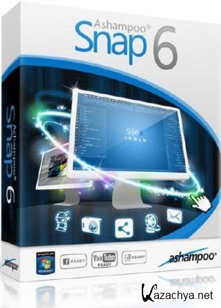 Ashampoo Snap 6 v.6.0.8 (2013/Rus/RePack by AlekseyPopovv)