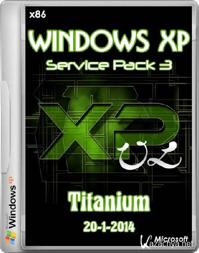 Windows XP SP3 VL Titanium 20-1-2014 v.1 (x86/RUS/2014)