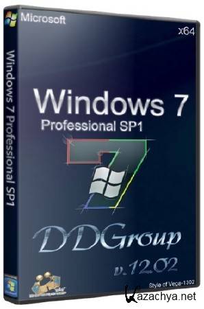 Windows 7 Professional SP1 x64 by DDGroup v.12.02 (RUS/2014)