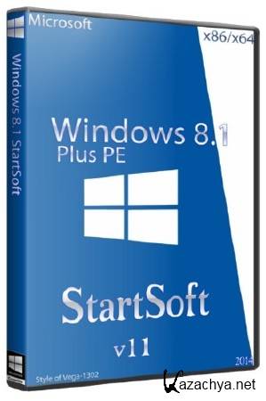 Windows 8.1 x86/x64 Plus PE StartSoft 11 (RUS/2014)