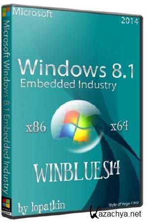Microsoft Windows 8.1 Embedded Industry WINBLUES14 Full (x86/x64/RUS/2014)