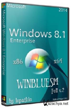 Microsoft Windows 8.1 Enterprise WINBLUES14 Full v.2 (x86/x64/RUS/2014)