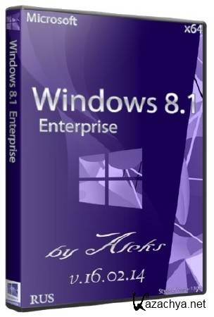 Windows 8.1 Enterprise v.16.02.14 by Aleks (64bit/2014/RUS)