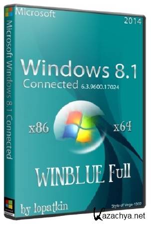 Microsoft Windows 8.1 Connected 6.3.9600.17024.WINBLUE Full (x86/x64 ENG/RUS/2014)