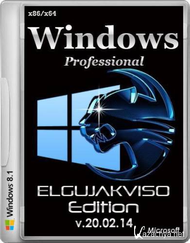 Windows 8.1 Pro x86/x64 Elgujakviso Edition v.20.02.14 (2014/RUS)