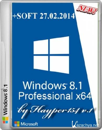 Windows 8.1 Professional v.6.3.9600 x64 by Hayper154 v.1 (2014/RUS)