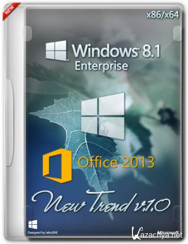 Windows 8.1 Enterprise Office2013 New Trend 1.0 (x86/x64/2014/RUS)