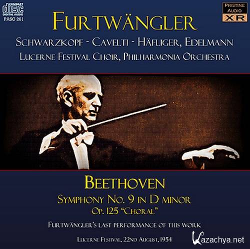 Beethoven Symphony #9 (Lucerna 1954); Wilhelm Furtwangler; Philharmonia Ochestra (2010) FLAC