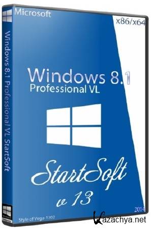 Windows 8.1 Professional VL x86/x64 StartSoft 13 (RUS/2014)