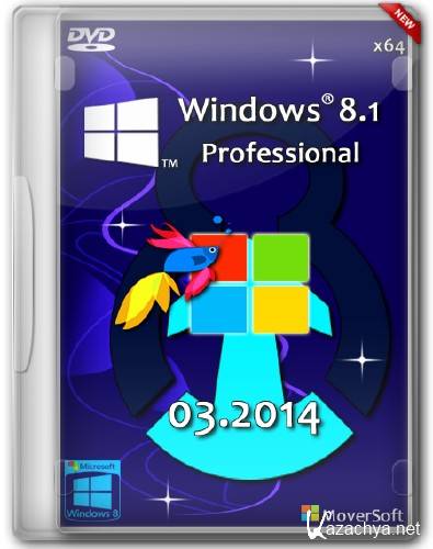 Windows 8.1 Pro MoverSoft 03.2014 (x64/RUS)
