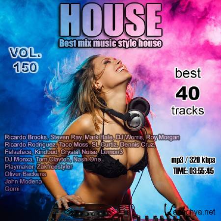 VA - Top 40. Best mix music style house Vol. 150 (2014)