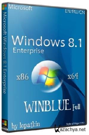 Microsoft Windows 8.1 Enterprise 6.3.9600.17031.WINBLUE Full (x86/x64/2014/ EN/RU/CN)