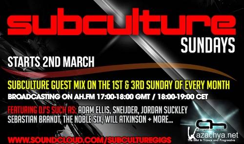 John O'Callaghan - Subculture Sundays (Guest Sneijder) (2014-03-16)