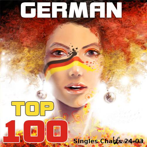 German Top 100 Singles Charts 24-03 (2014)