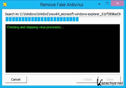 Remove FAKE Antivirus 1.98 Portable-   