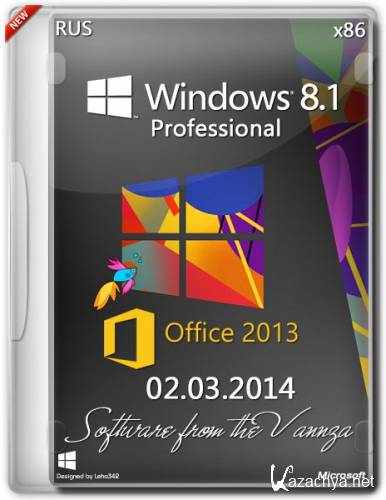 Windows 8.1 Pro Vannza Microsoft Office 2013 SP1 (2014/RUS)