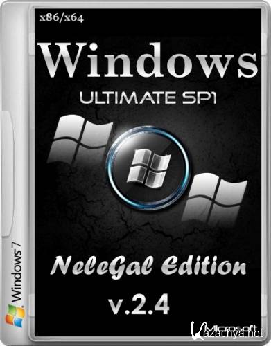 Windows 7 SP1 Ultimate x86/x64 NeleGal Edition v.2.4 (2014/RUS)