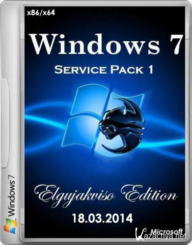 Windows 7 Ultimate x86/x64 SP1 Elgujakviso Edition v.18.03.14 (2014/RUS)