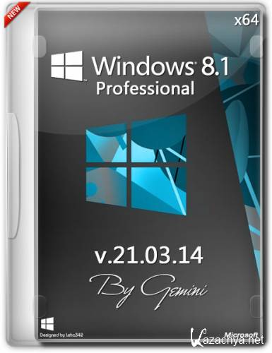 Windows 8.1 Professional v.21.03.14 by Gemini (x64/RUS)