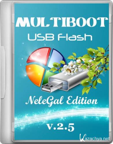 Multiboot USB Flash NeleGal Edition + UEFI v.2.5 (2014/RUS/x86/x64)