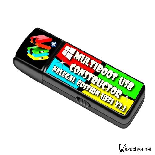 Multiboot USB onstructor NeleGal Edition UEFI v3.1 (RUS/2014)