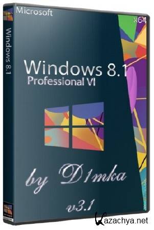 Windows 8.1 Pro Vl by D1mka v3.1 (x64/2014/RUS)