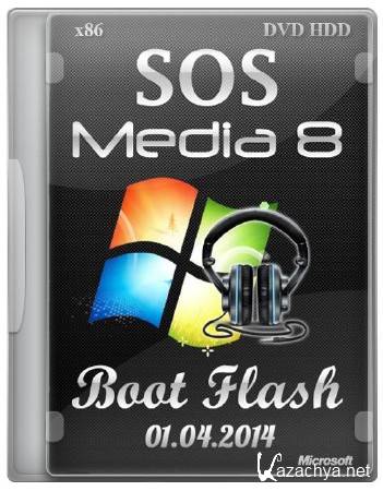 SOS Media 8.1 Boot Flash DVD HDD (86/RUS/01.04.2014)