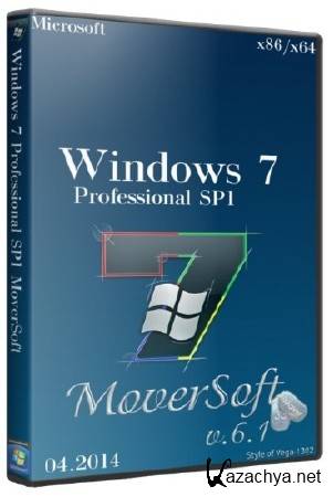 Windows 7 Pro SP1 x86/x64 MoverSoft 04.2014 DVD (2014/RUS)