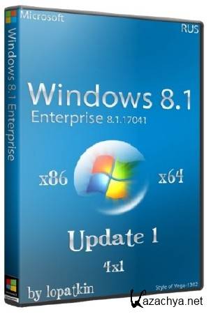 Microsoft Windows 8.1 Enterprise 86/x64 Update 1 4x1 (2014/RUS)