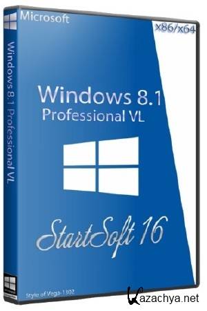 Windows 8.1 Pro VL x86 x64 StartSoft 14/15 (2014/RUS)