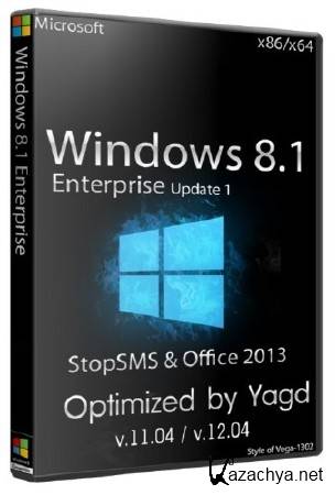 Windows 8.1 Enterprise Update 1 StopSMS & Office Optimized by Yagd v.12.04 / v11.04 (2014/RUS)