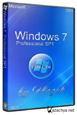 Windows 7 Professional SP1 x86 mini Lite by Vlazok (2014/RUS)