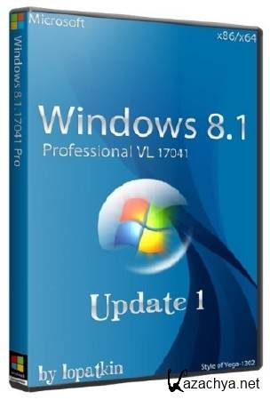 Microsoft Windows 8.1 Pro VL Update 1 by Lopatkin (86/x64/2014/RUS)