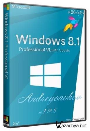 Windows 8.1 Professional VL with Update x86/x64 2in1 v.1.2.5  by Andreyonohov(2014/RUS)