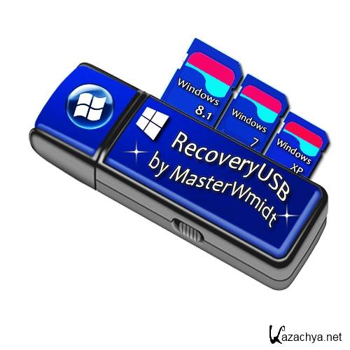  USB- RecoveryUSB 16Gb by MasterWmidt 0.4.1 0414 x86/x64 (RUS/ENG/04.2014)