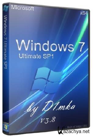 Windows 7 Ultimate SP1 x64 by D1mka v3.8 (2014/RUS)